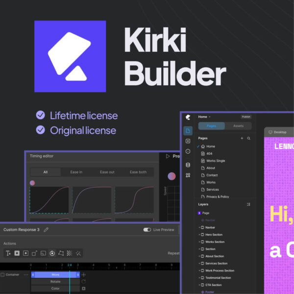 Kirki Builder (Formerly Droip)